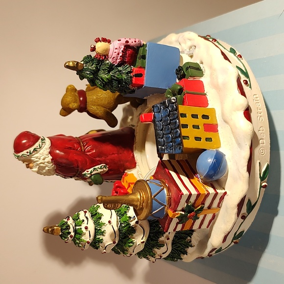 Candle Capper Stay On Candle Topper Tis The Season With Santa And His Sl… - Picture 5 of 6